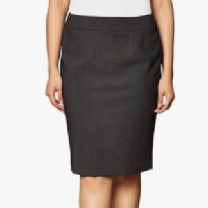 Calvin Klein Charcoal Gray Stretch Pencil Skirt 10 Workwear
